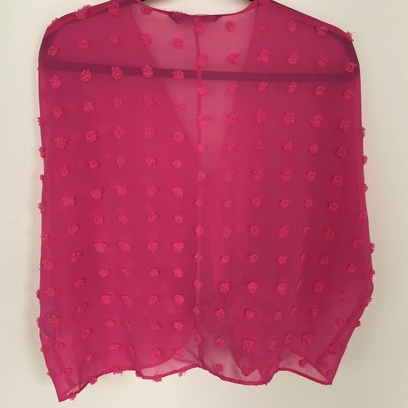 Pink sheer spring/summer top - Picture 4 of 4
